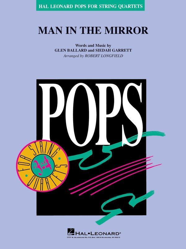 Man in the Mirror String Quartet for Viola and Cello by Hal Leonard