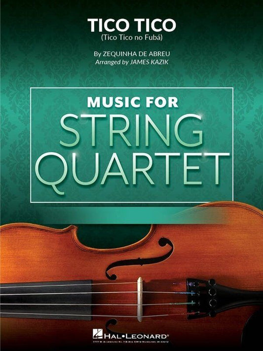 Tico Tico for String Quartet Level 3-4 by Hal Leonard - Cello & Viola, 13 Pages