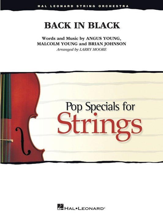 Back in Black for String Orchestra SO3-4 SC/PTS