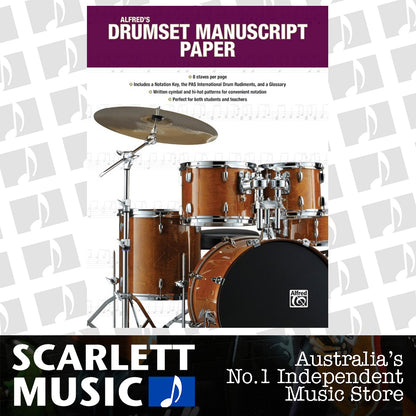 Alfred's Drumset Manuscript Paper — view 2
