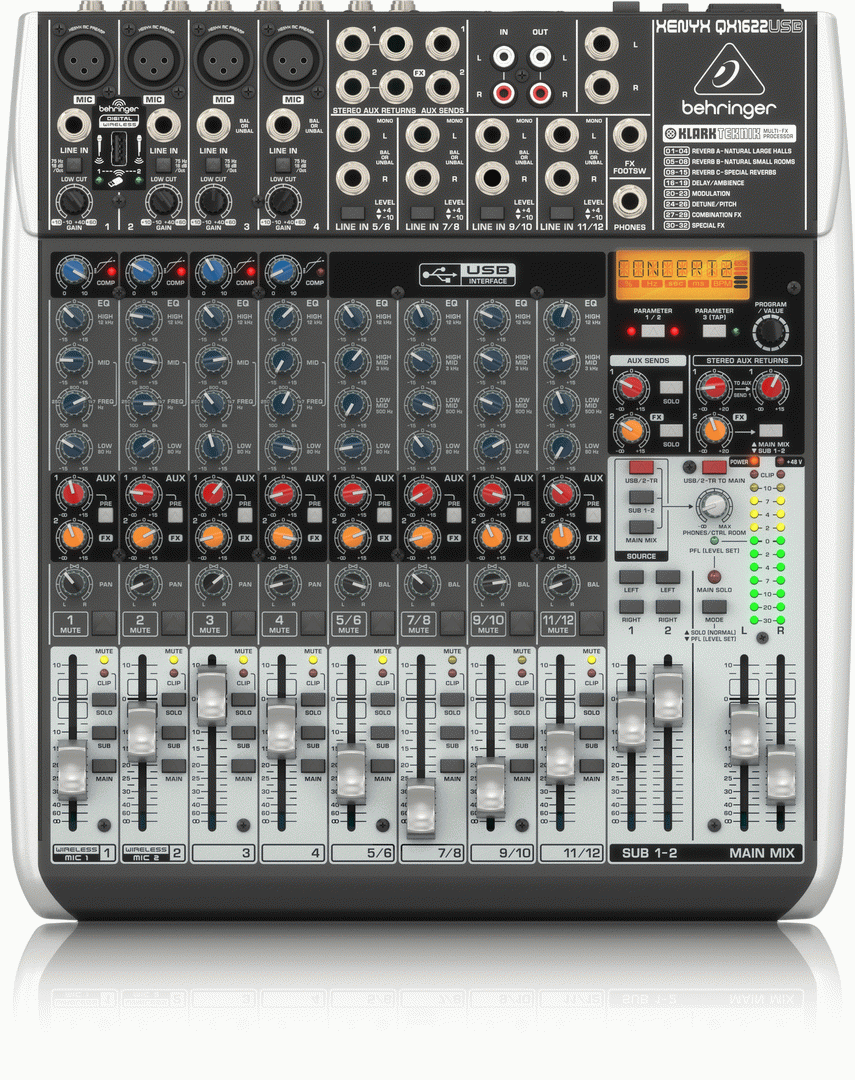 Behringer Xenyx Qx1622Usb Mixer
