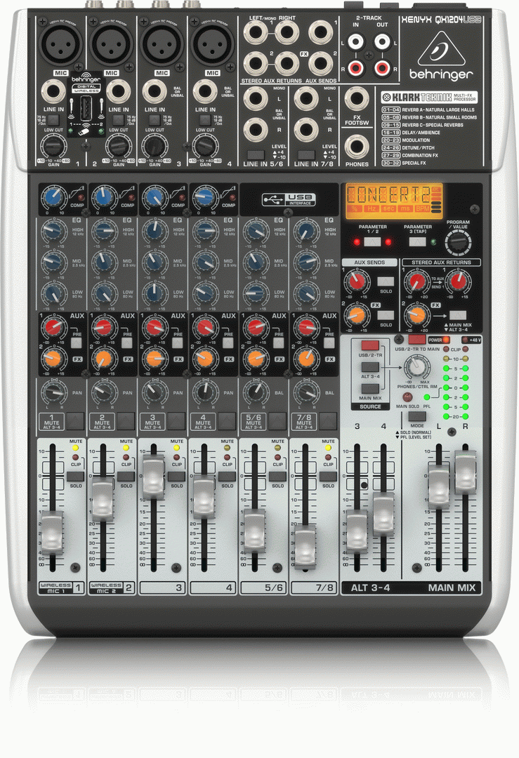 Behringer Xenyx Qx1204Usb Mixer