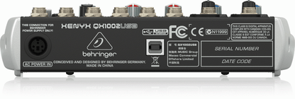 Behringer Xenyx Qx1002Usb Mixer — view 2