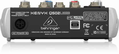 Behringer Xenyx Q502Usb Mixer — view 3