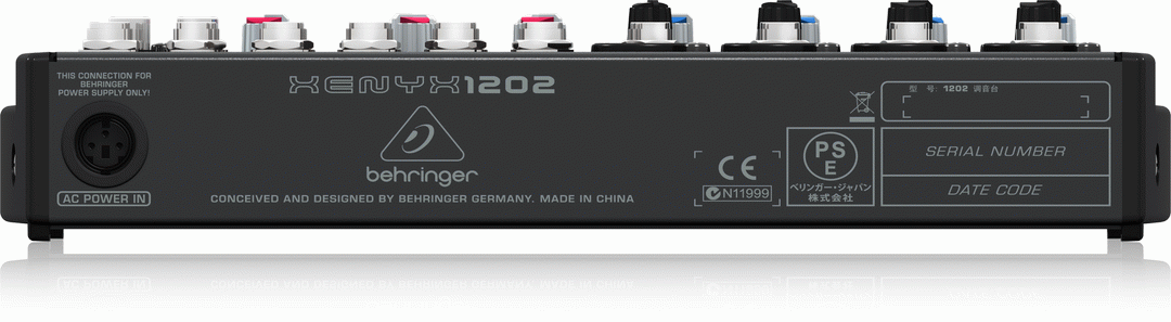Behringer Xenyx 1202 Mixer — view 3