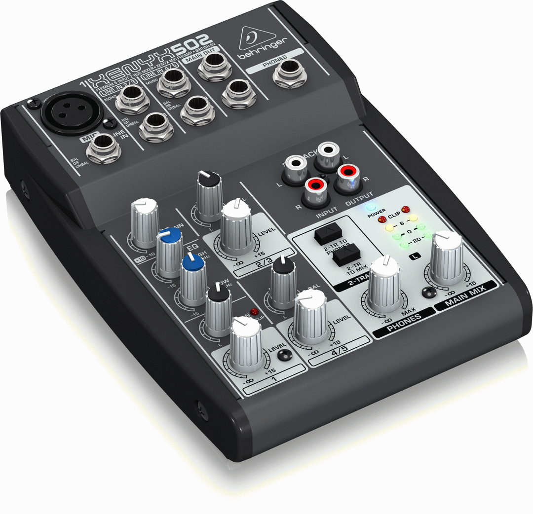 Behringer Xenyx 502 Mixer — view 2
