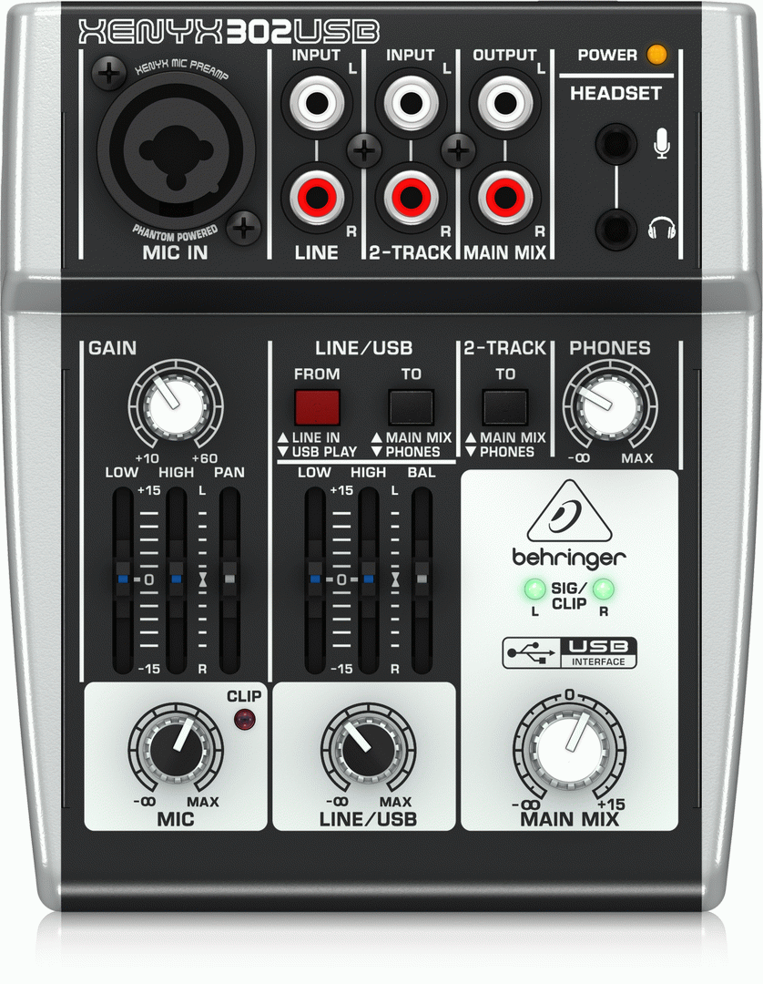 Behringer Xenyx 302Usb Mixer