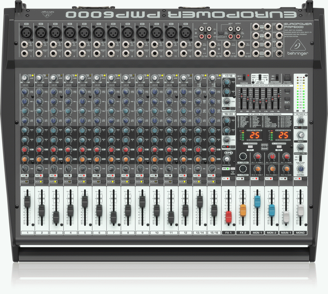 Behringer Europower Pmp6000 Pwred Mixer