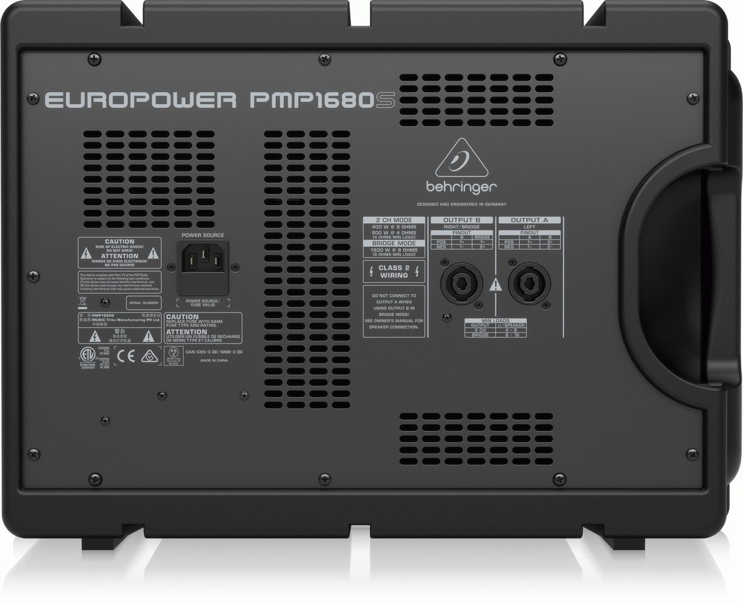 Behringer Europower Pmp1680s Pwred Mixer — view 3