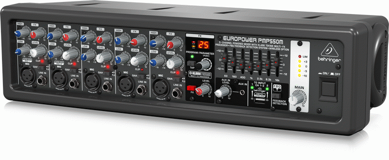 Behringer Europower Pmp550M Pwred Mixer — view 2