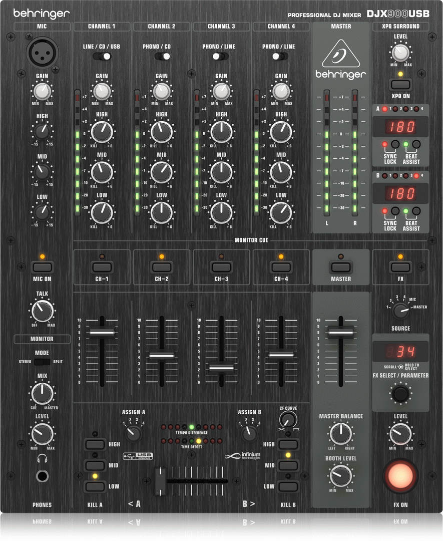 Behringer DJX900USB Pro DJ Mixer