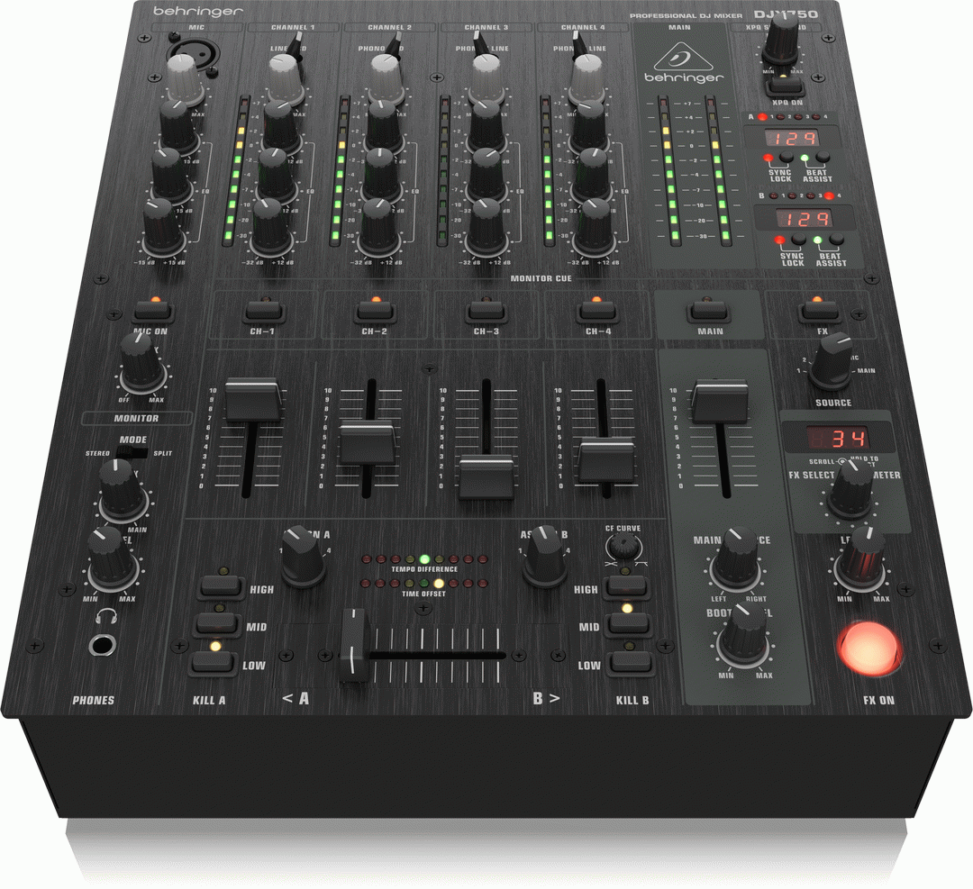 Behringer DJX750 Pro DJ Mixer — view 2