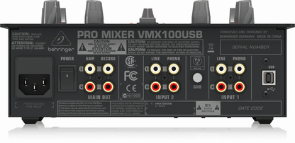 Behringer VMX100USB Pro DJ Mixer — view 3