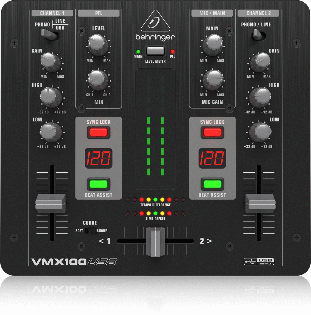 Behringer VMX100USB Pro DJ Mixer