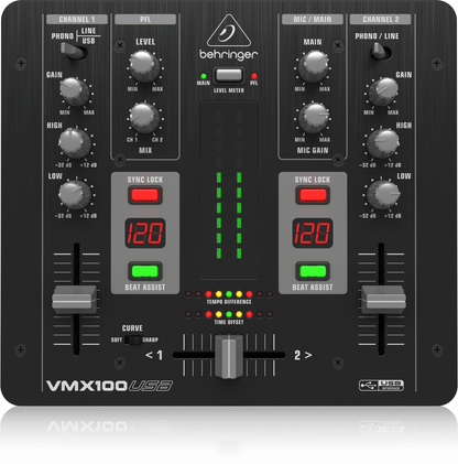 Behringer VMX100USB Pro DJ Mixer