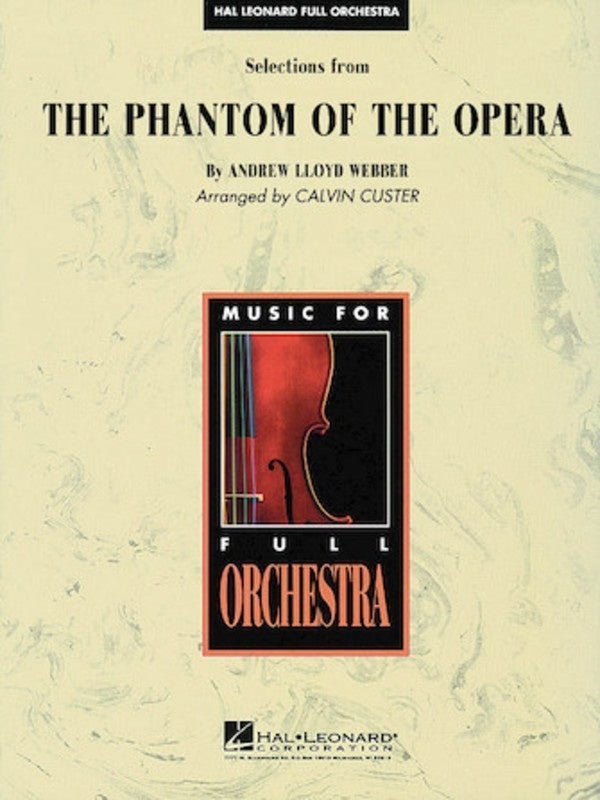 Selections From The Phantom Of The Opera Fo4 Full Score Score