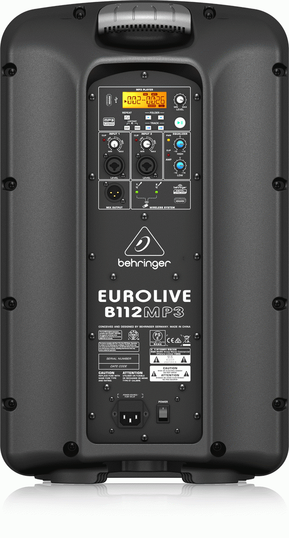 Behringer Eurolive B112Mp3 Speaker — view 3