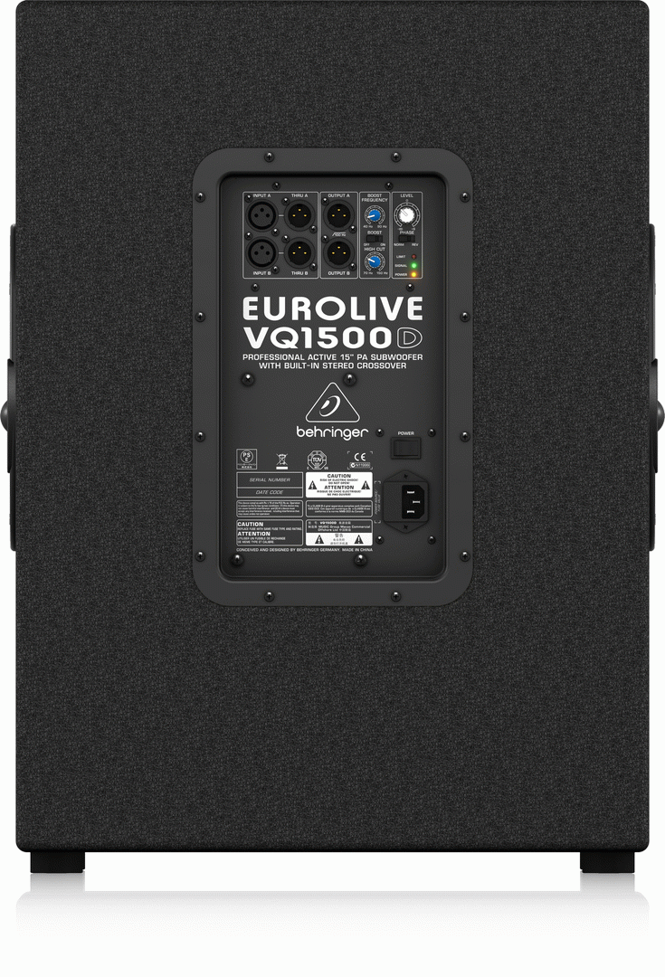 Behringer Eurolive Vq1500D Active Subwoofer — view 3