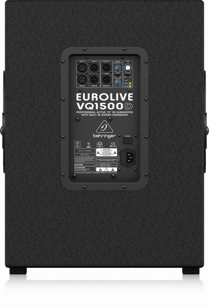 Behringer Eurolive Vq1500D Active Subwoofer — view 3