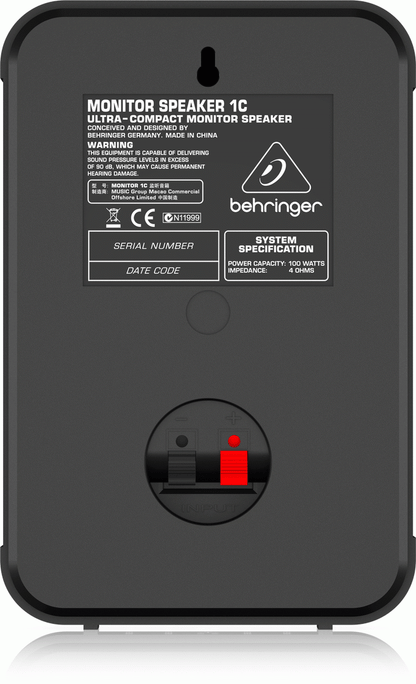 Behringer 1C-Bk Monitor Speakers — view 3