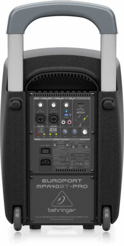 Behringer Europort Mpa40Btpro Compact Pa — view 3