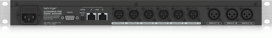 Behringer Ultradrive Pro DCX2496 Proces — view 3