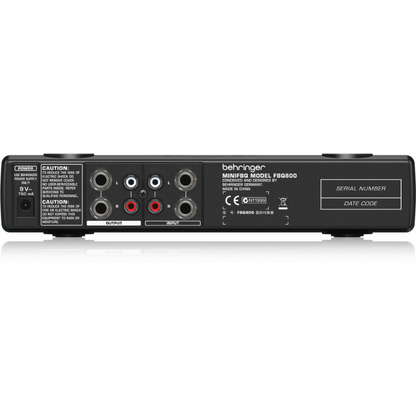 Behringer MinifBQ FBQ800 V2 9-Band Graphic Equalizer — view 3