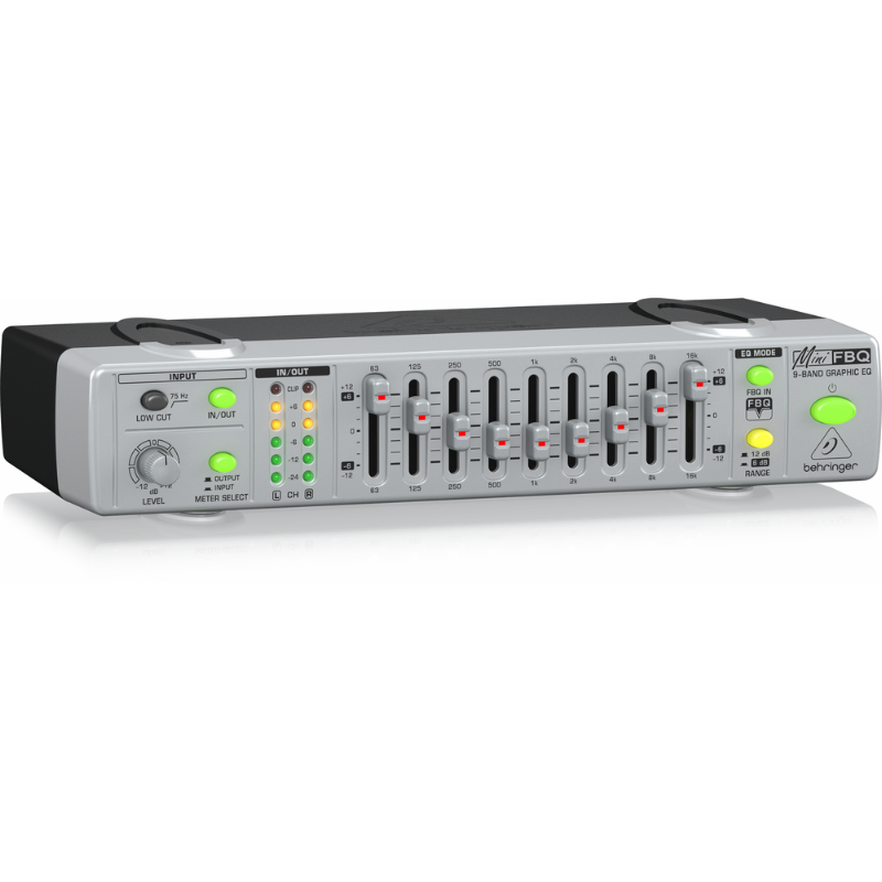 Behringer MinifBQ FBQ800 V2 9-Band Graphic Equalizer — view 2