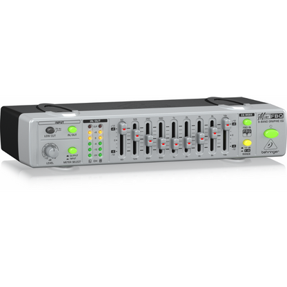 Behringer MinifBQ FBQ800 V2 9-Band Graphic Equalizer — view 2