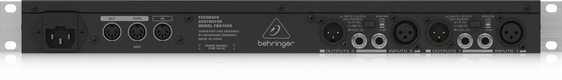 Behringer FBQ1000 Feedback Destroyer — view 3