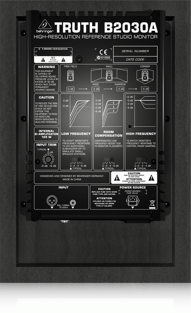 Behringer Truth B2030A Studio Monitor — view 3