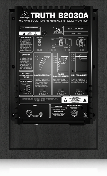 Behringer Truth B2030A Studio Monitor — view 3
