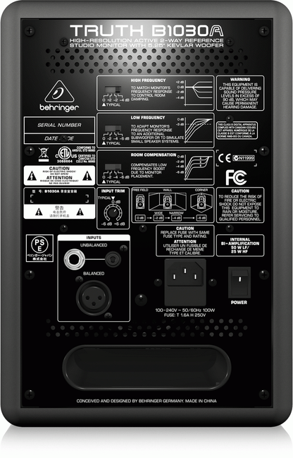 Behringer Truth B1030A Studio Monitor — view 3