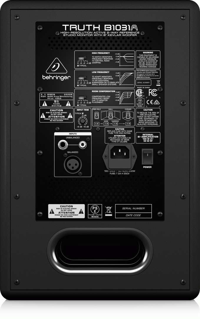 Behringer Truth B1031A Studio Monitor — view 3