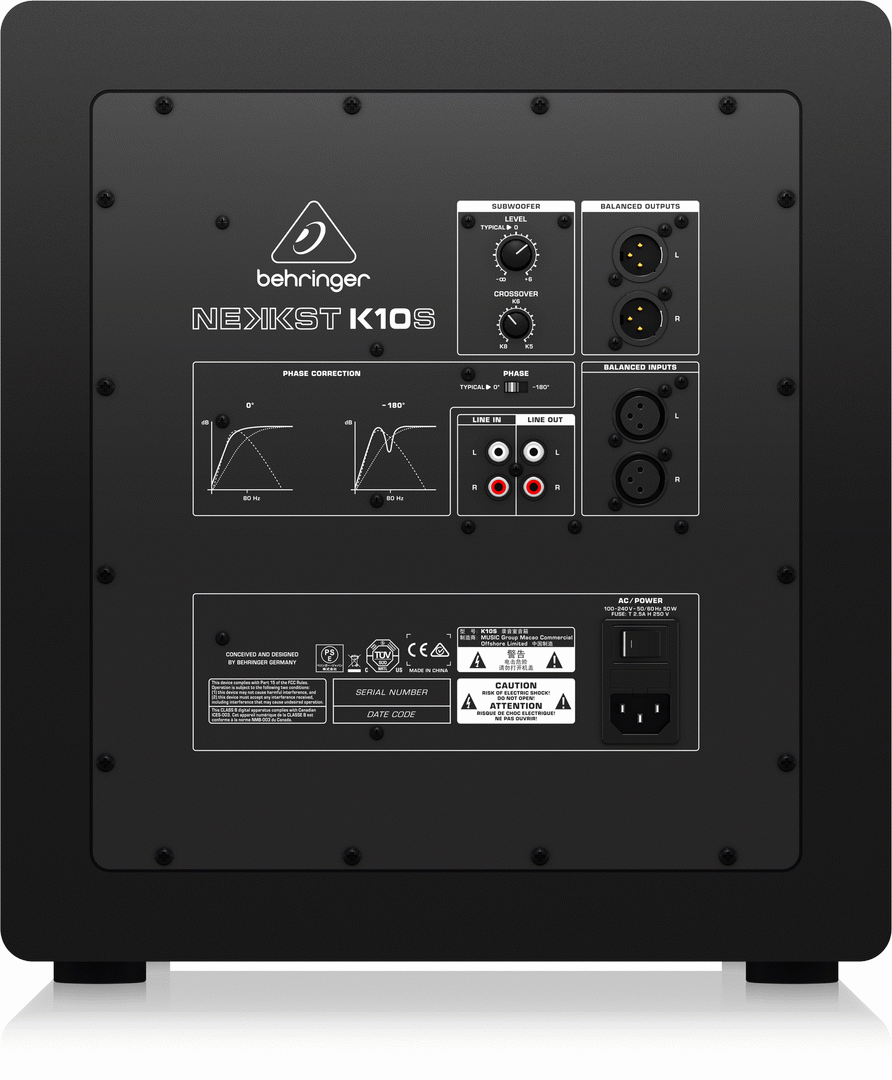 Behringer Nekkst K10S Studio Sub Monitor — view 3
