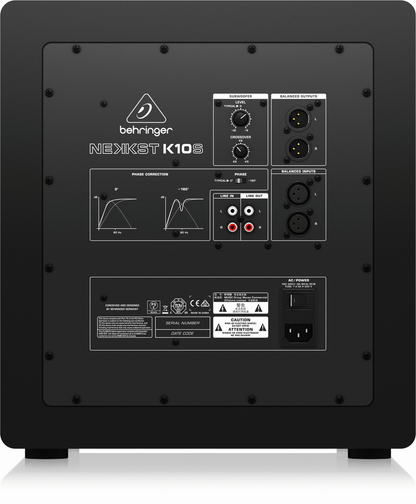 Behringer Nekkst K10S Studio Sub Monitor — view 3