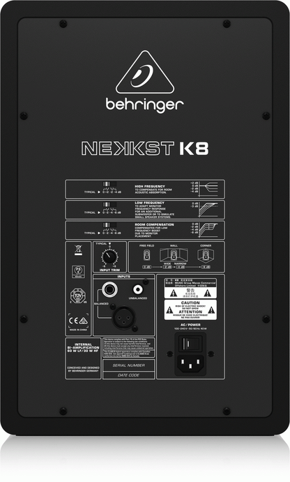 Behringer Nekkst K8 Studio Monitor — view 3