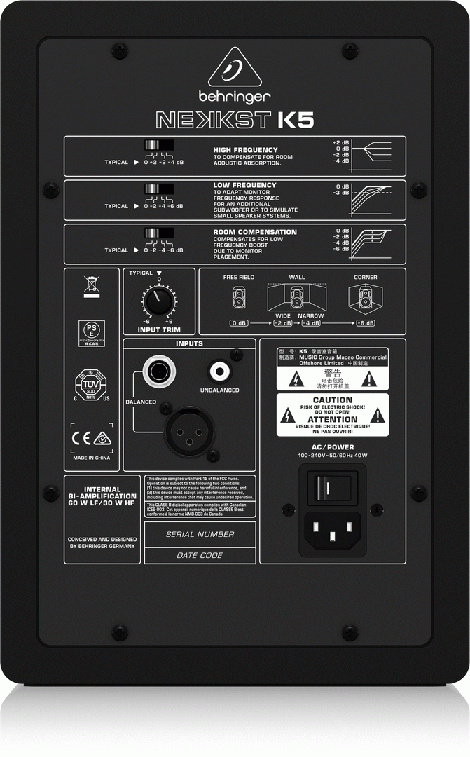 Behringer Nekkst K5 Studio Monitor — view 3