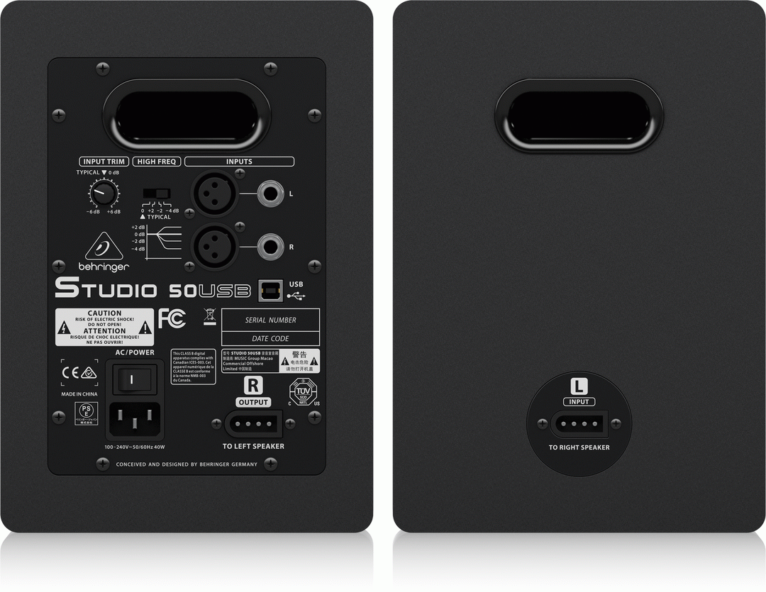 Behringer Studio 50Usb Studio Monitors (Pair) — view 3
