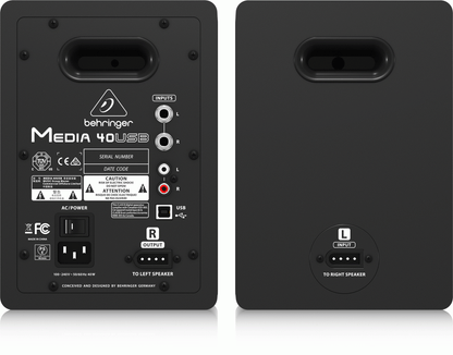 Behringer Media 40Usb Studio Monitors (Pair) — view 3