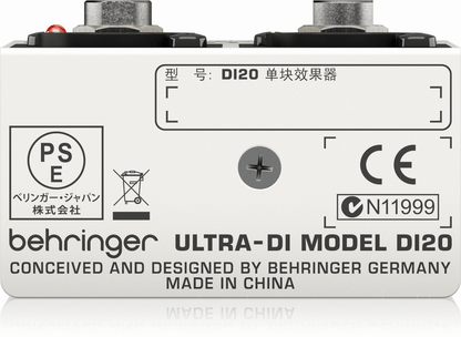 Behringer Ultra-Di Di20 DI Box — view 3