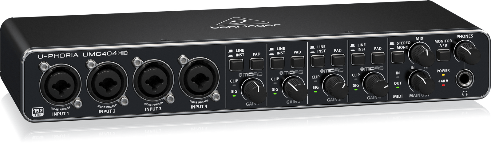 Behringer U-Phoria Umc404Hd Interface