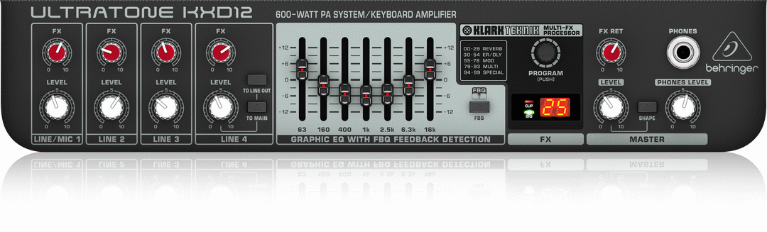 Behringer Ultratone Kxd12 Keyboard Amp — view 2