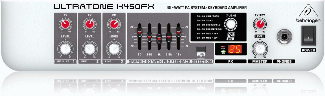Behringer Ultratone K450Fx Keyboard Amp — view 2