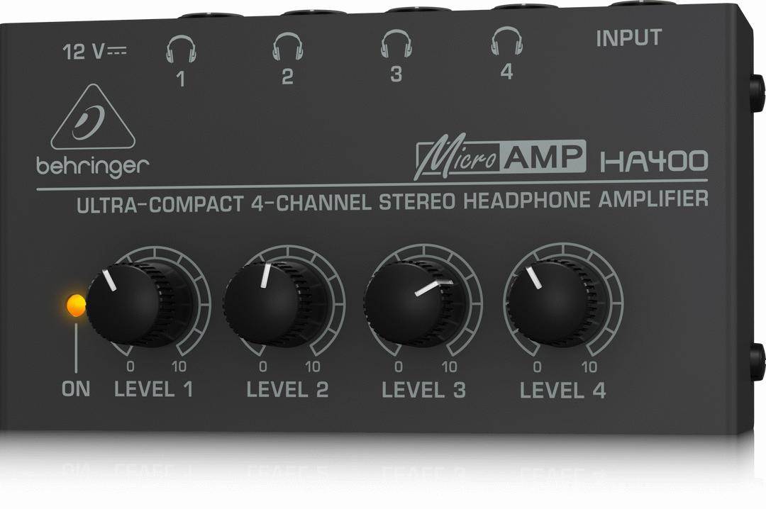 Behringer Microamp Ha400 Headphone Amp — view 2