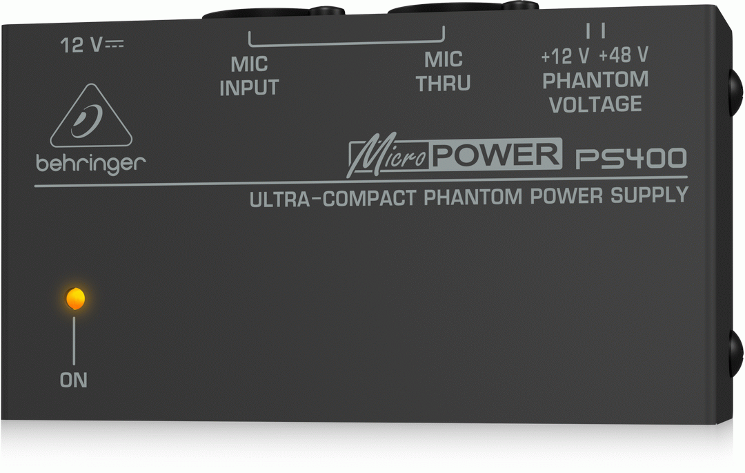 Behringer Micropower PS400 Phantom Supply Preamp — view 2