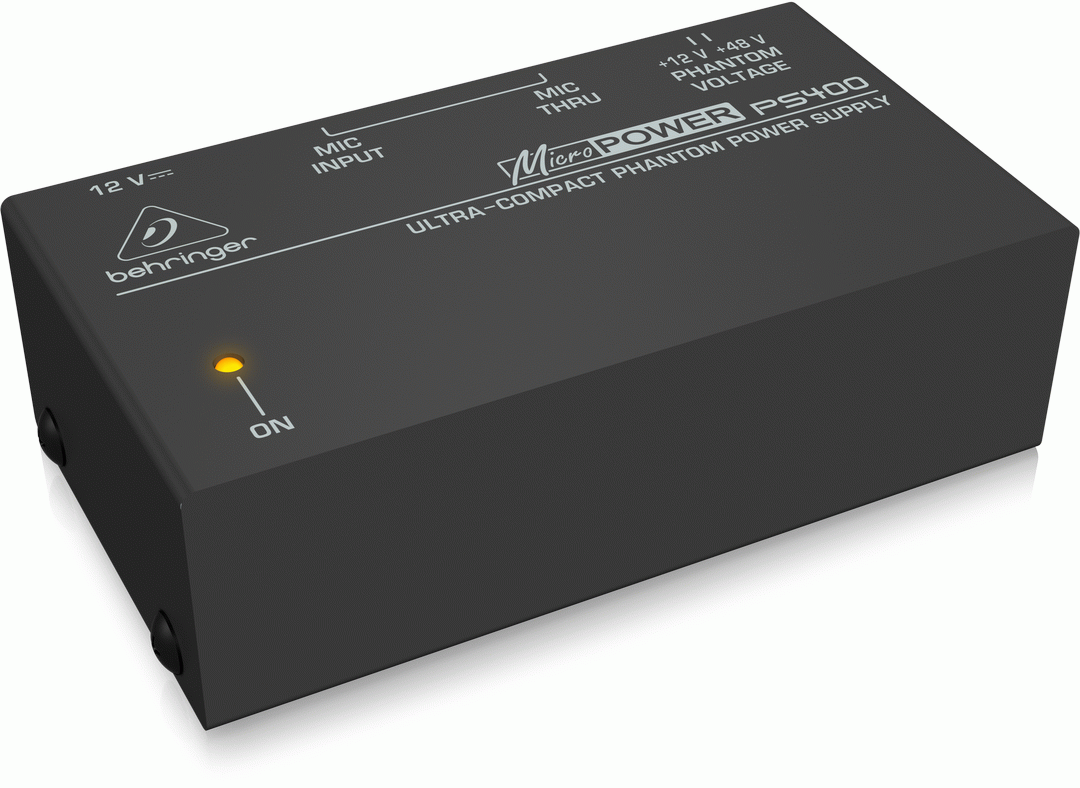 Behringer Micropower PS400 Phantom Supply Preamp — view 3