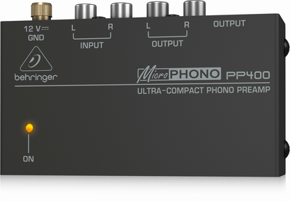 Behringer Microphono PP400 Phono Preamp — view 2