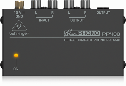 Behringer Microphono PP400 Phono Preamp