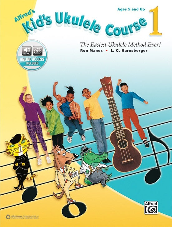 Alfred's Kids Ukulele Course Volume 1 Book with Online Audio